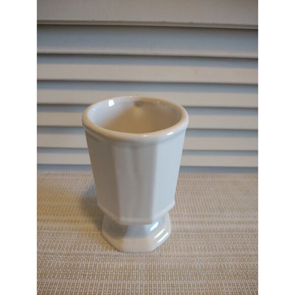 PFALTZGRAFF Heritage Irish Coffee White Stoneware Pedestal Footed Cup Mug - Picture 4 of 6